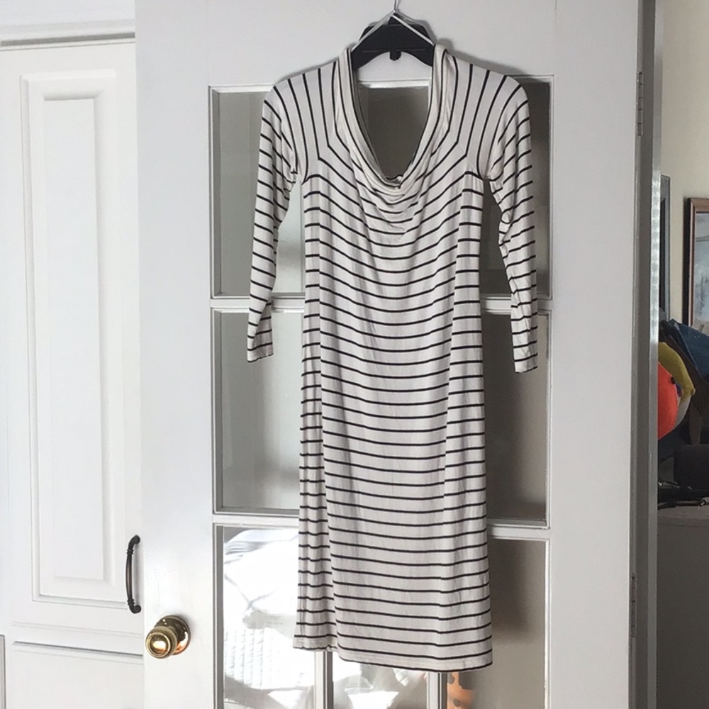 bb dakota off the shoulder knit dress